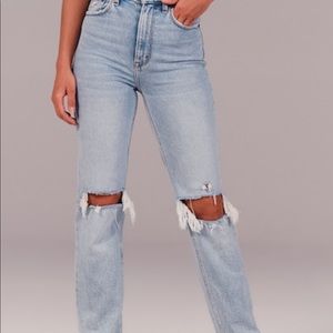 Abercrombie 90s Ultra High Rise Straight Jeans 27S